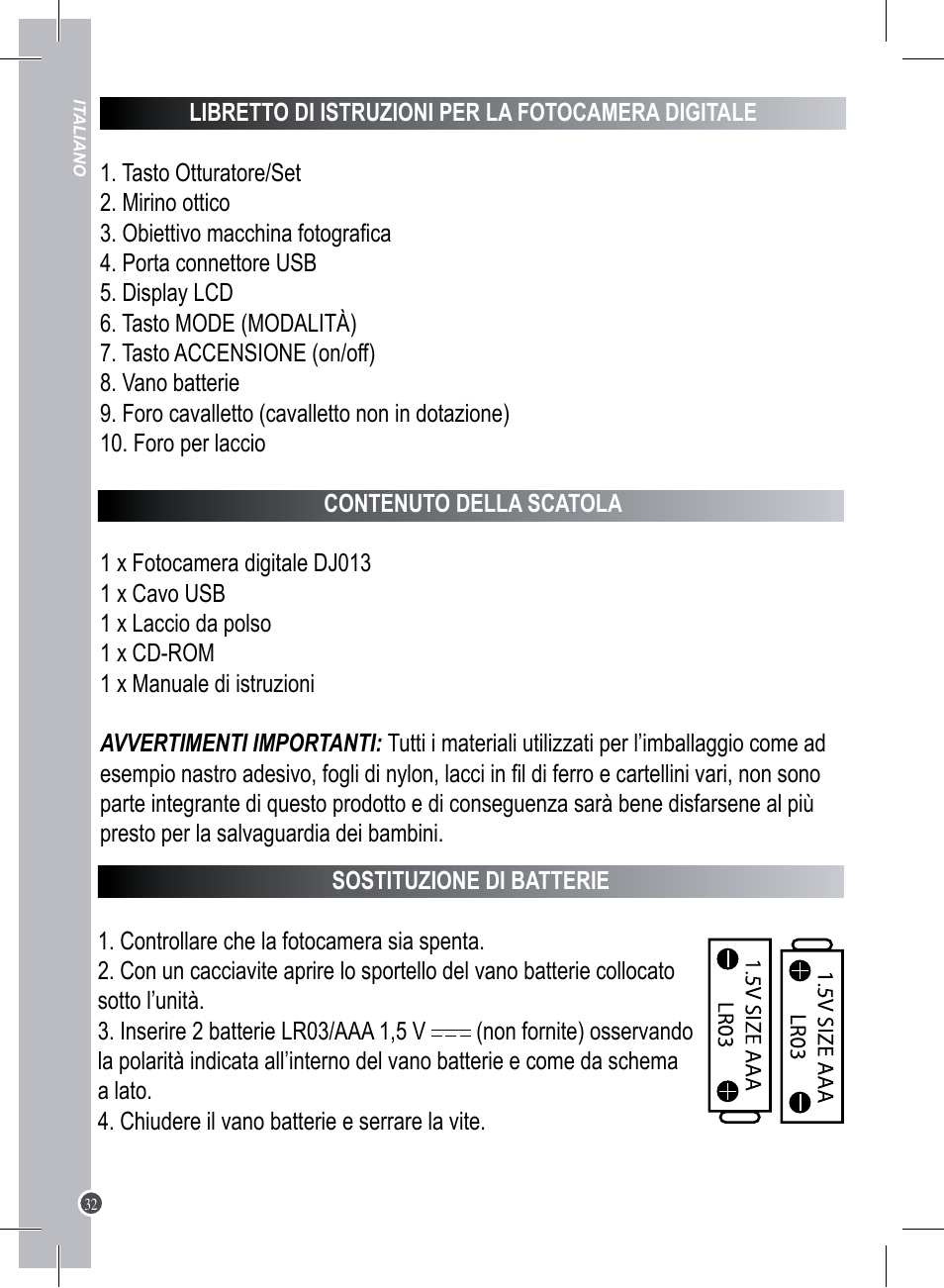 Lexibook DJ013 Series User Manual | Page 32 / 54