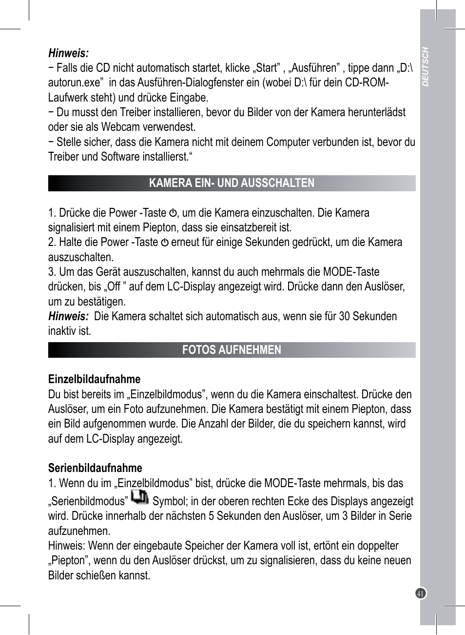 Lexibook DJ013 Series User Manual | Page 41 / 54
