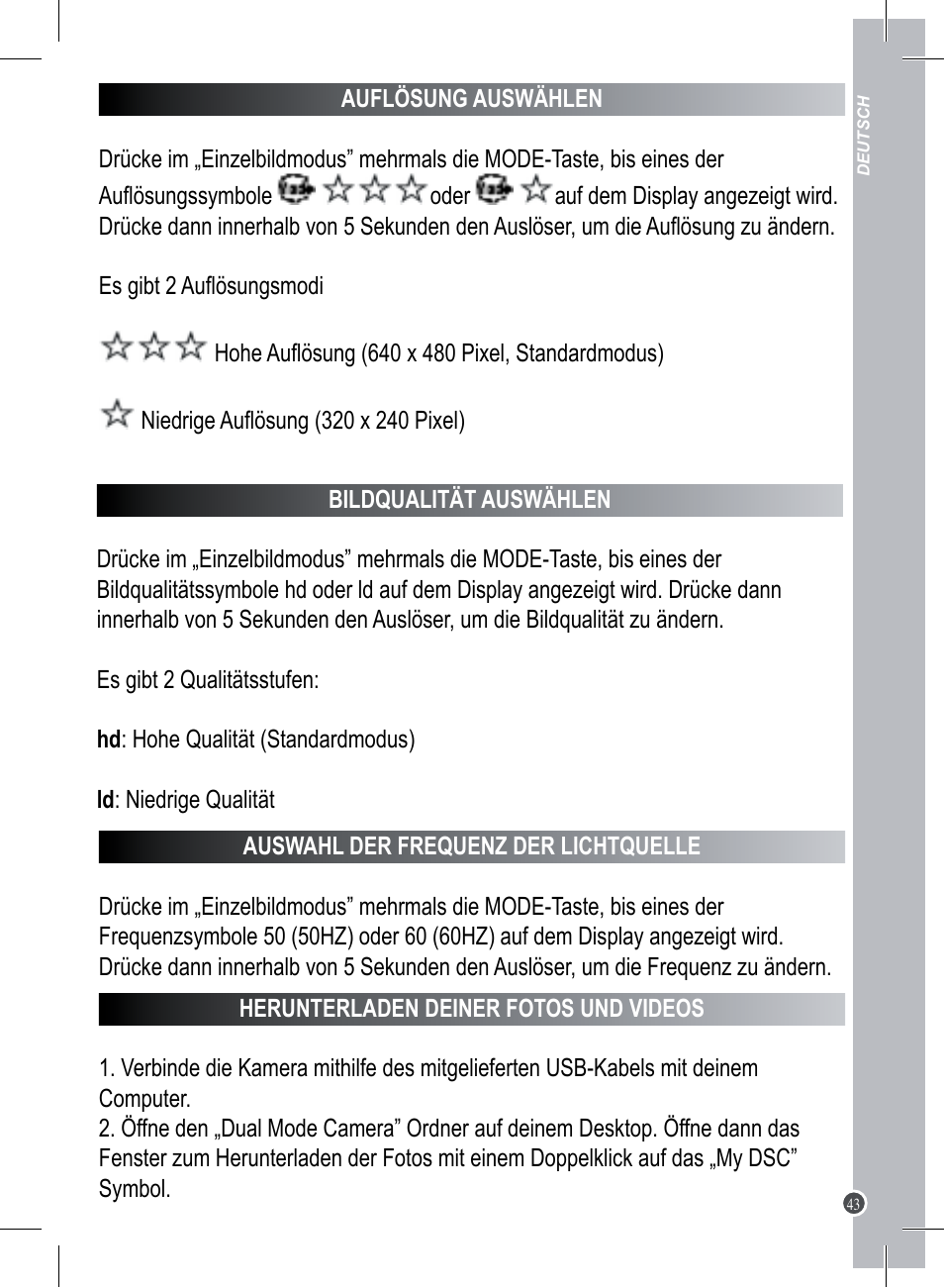 Lexibook DJ013 Series User Manual | Page 43 / 54
