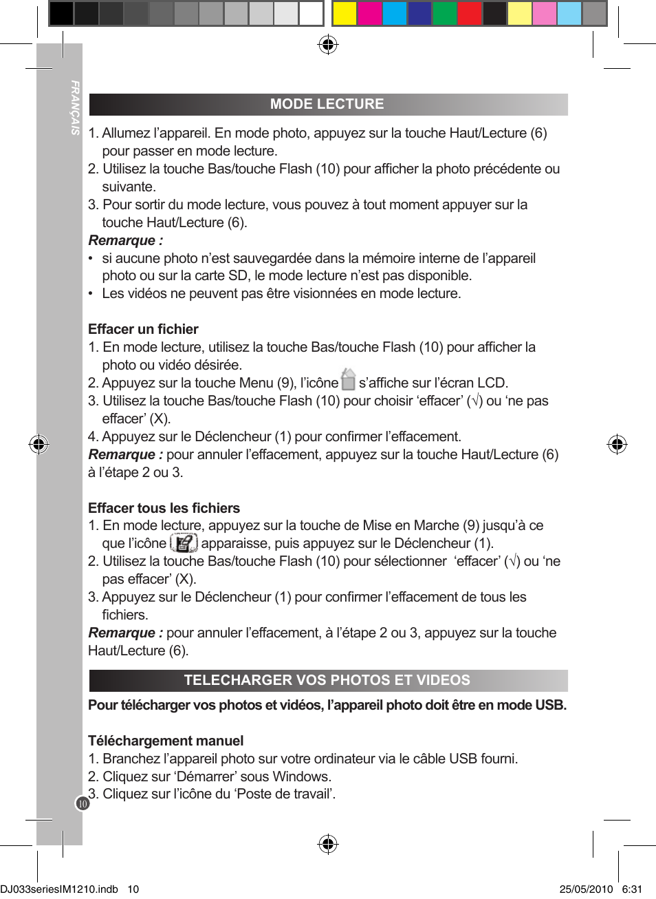 Lexibook DJ033 Series User Manual | Page 10 / 85