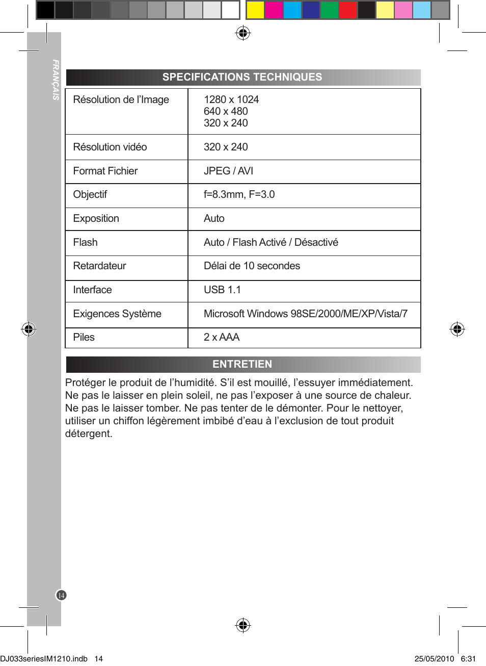 Lexibook DJ033 Series User Manual | Page 14 / 85