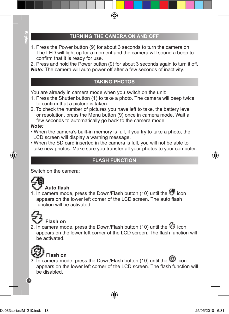 Lexibook DJ033 Series User Manual | Page 18 / 85
