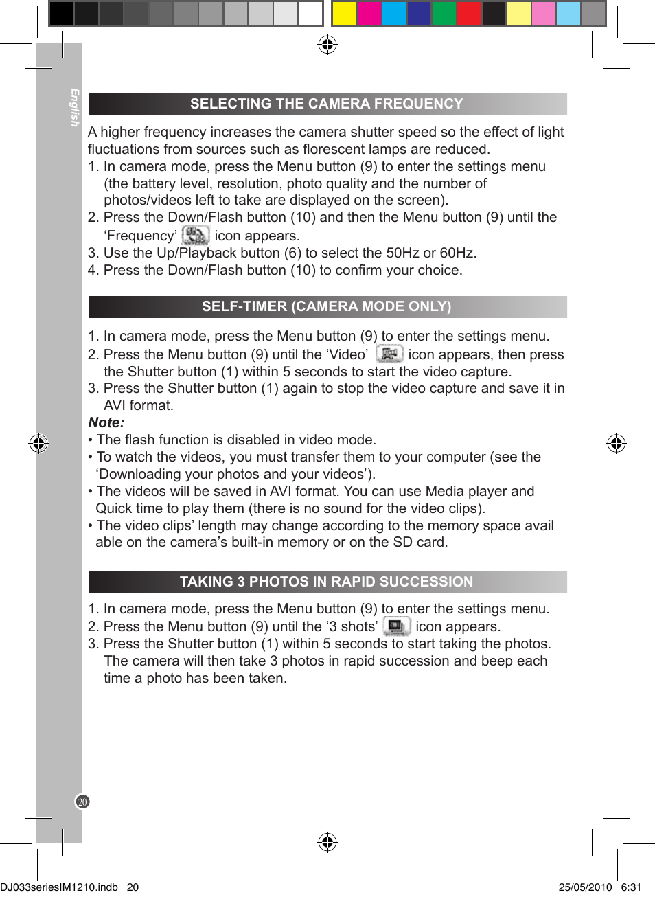 Lexibook DJ033 Series User Manual | Page 20 / 85
