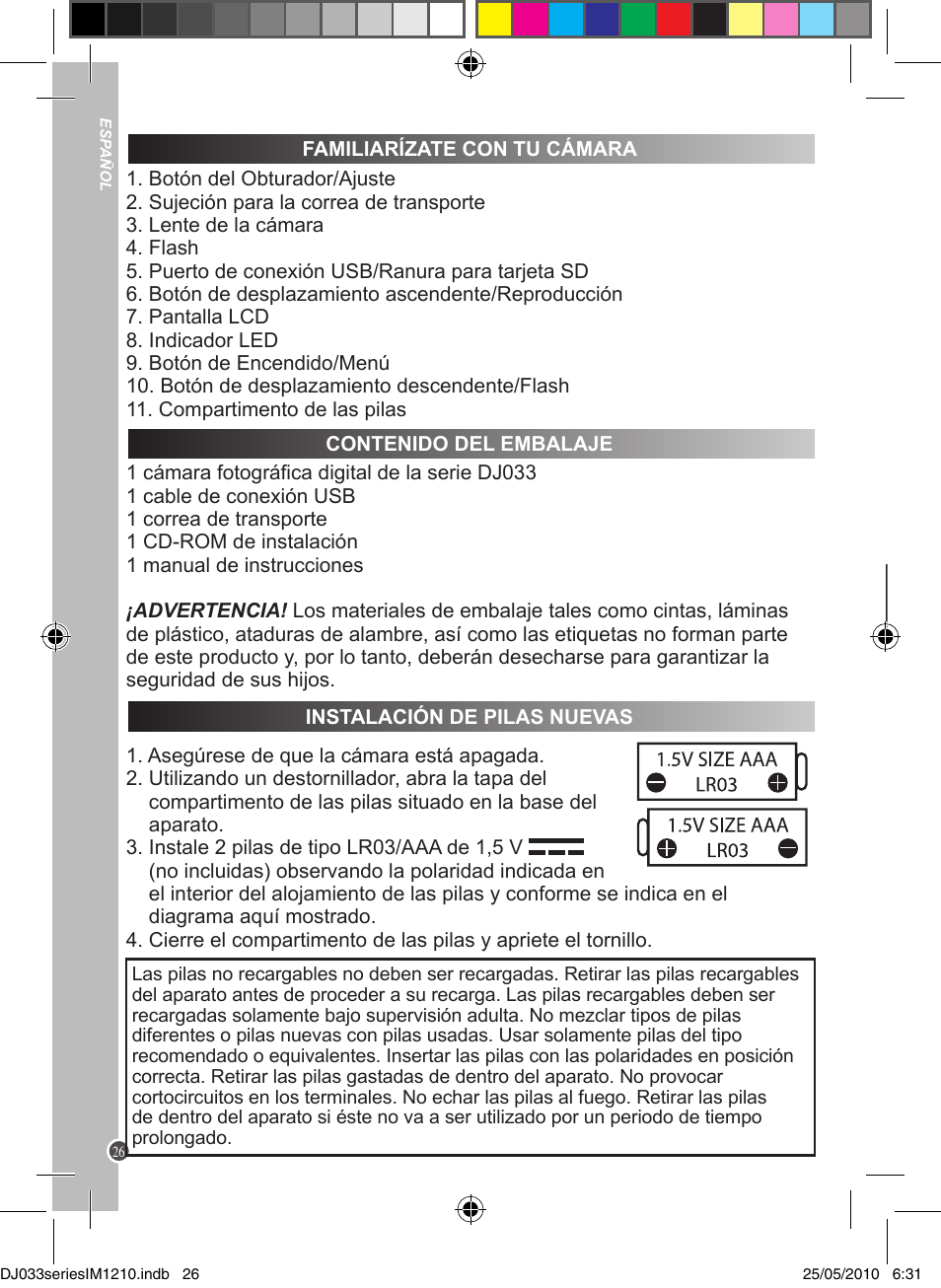 Lexibook DJ033 Series User Manual | Page 26 / 85
