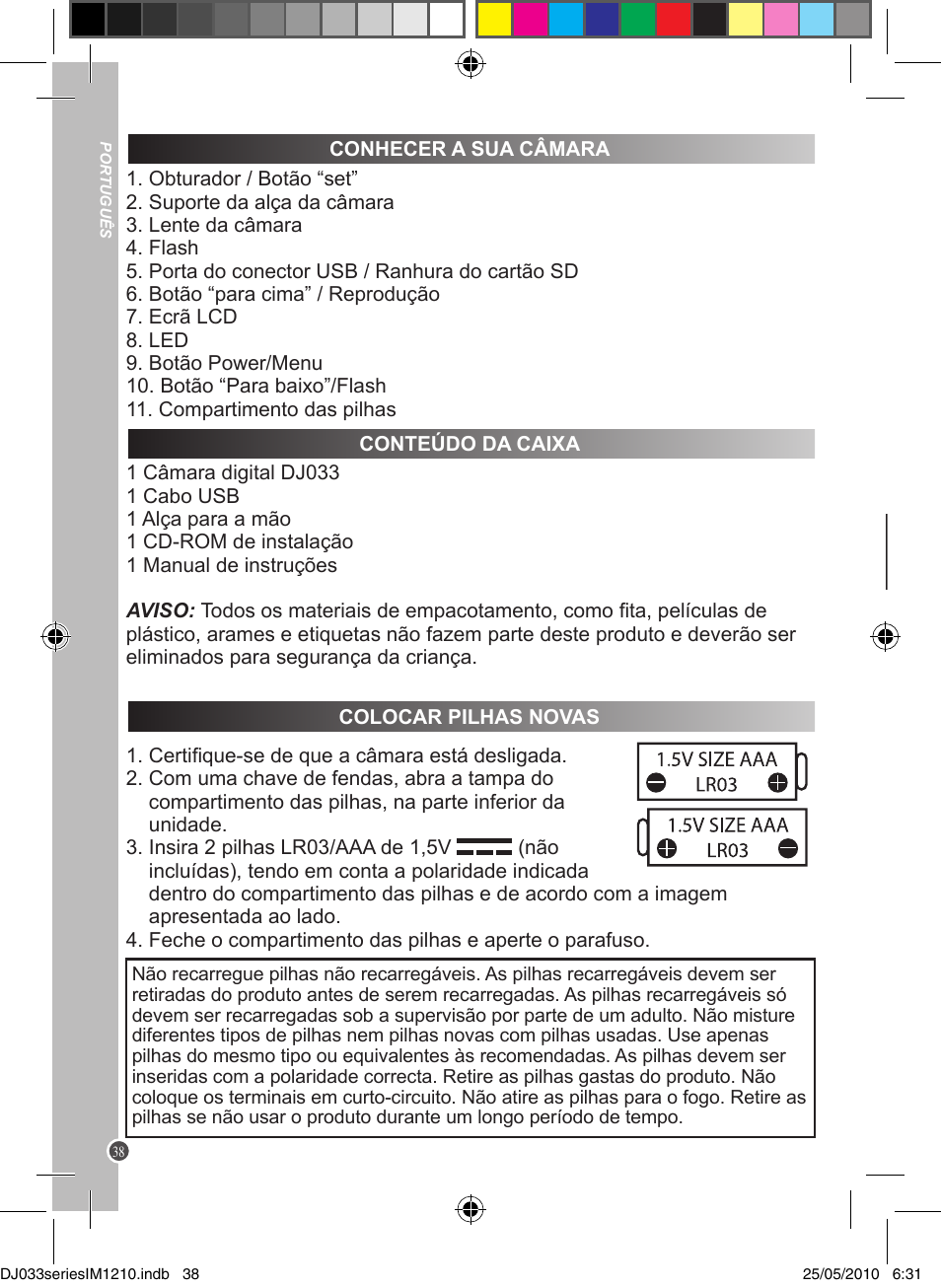 Lexibook DJ033 Series User Manual | Page 38 / 85