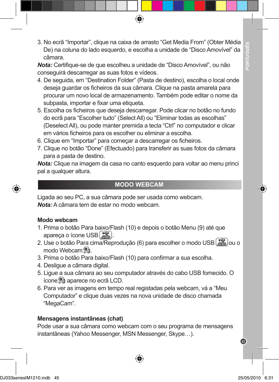 Lexibook DJ033 Series User Manual | Page 45 / 85