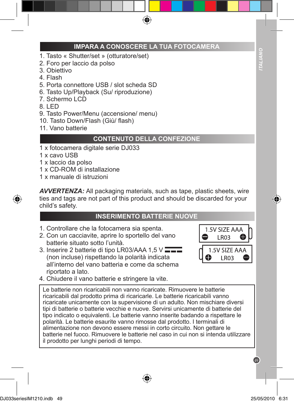 Lexibook DJ033 Series User Manual | Page 49 / 85