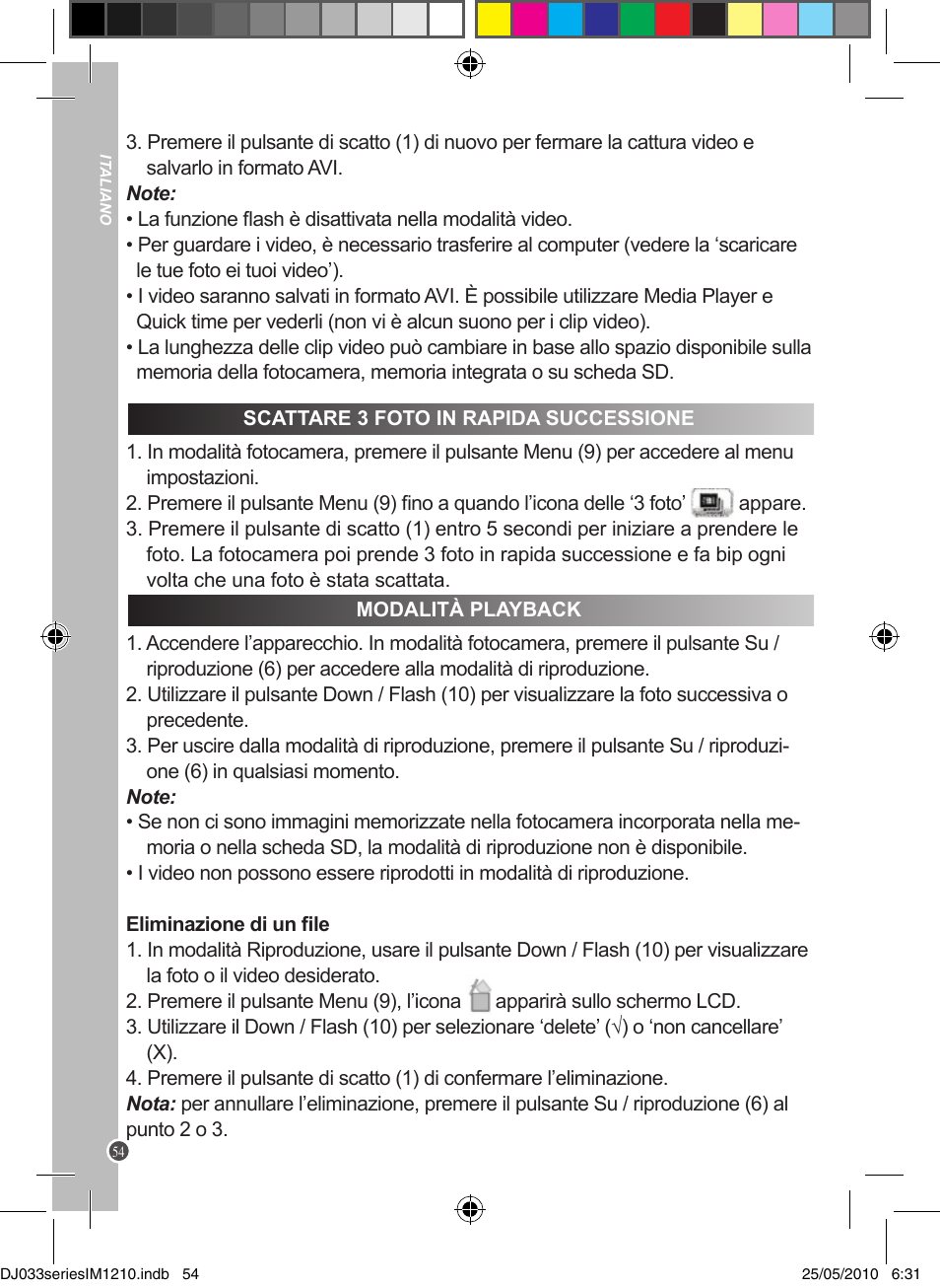 Lexibook DJ033 Series User Manual | Page 54 / 85