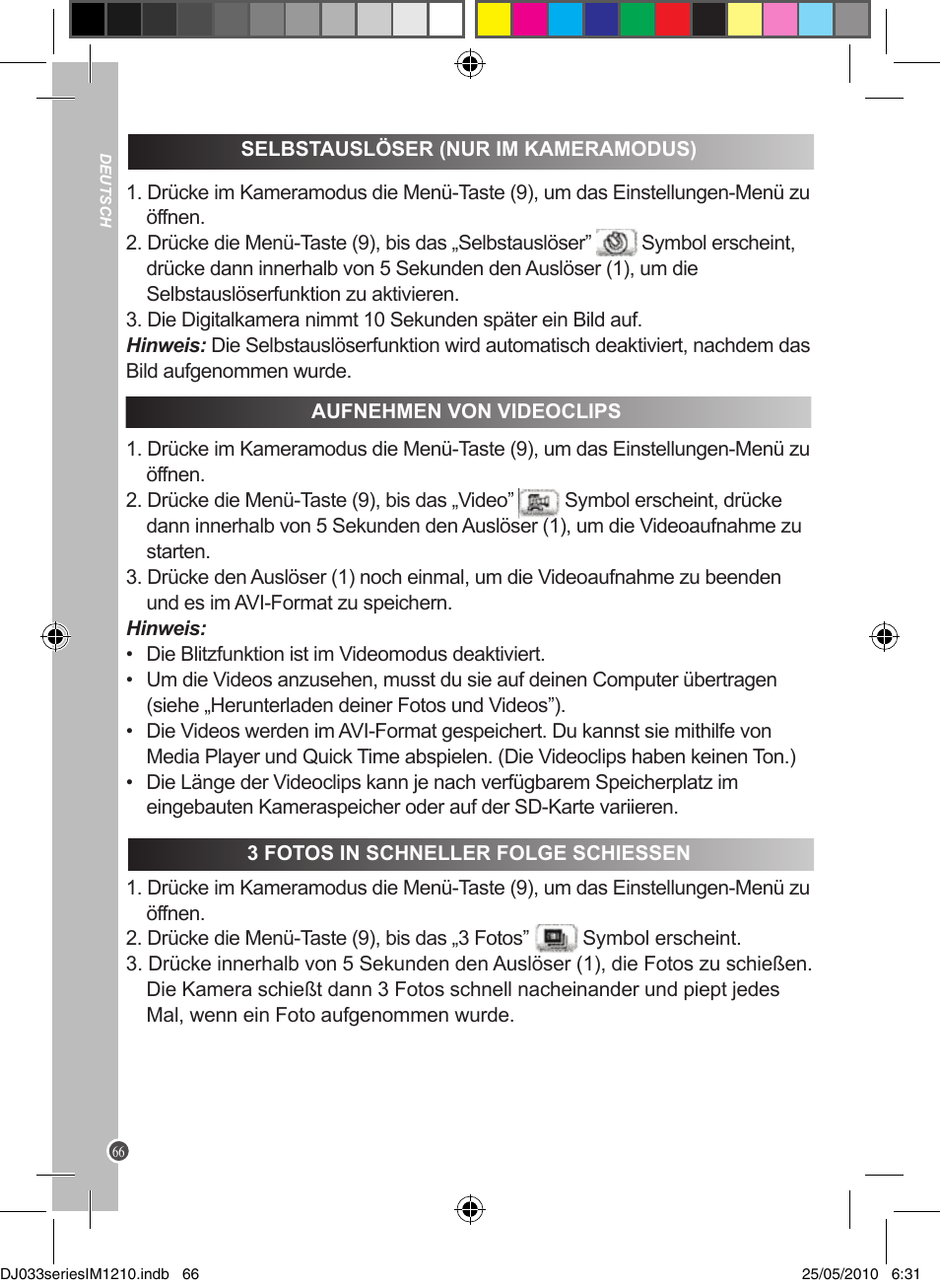 Lexibook DJ033 Series User Manual | Page 66 / 85