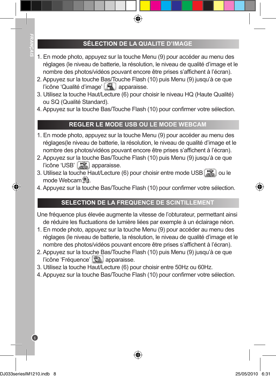 Lexibook DJ033 Series User Manual | Page 8 / 85