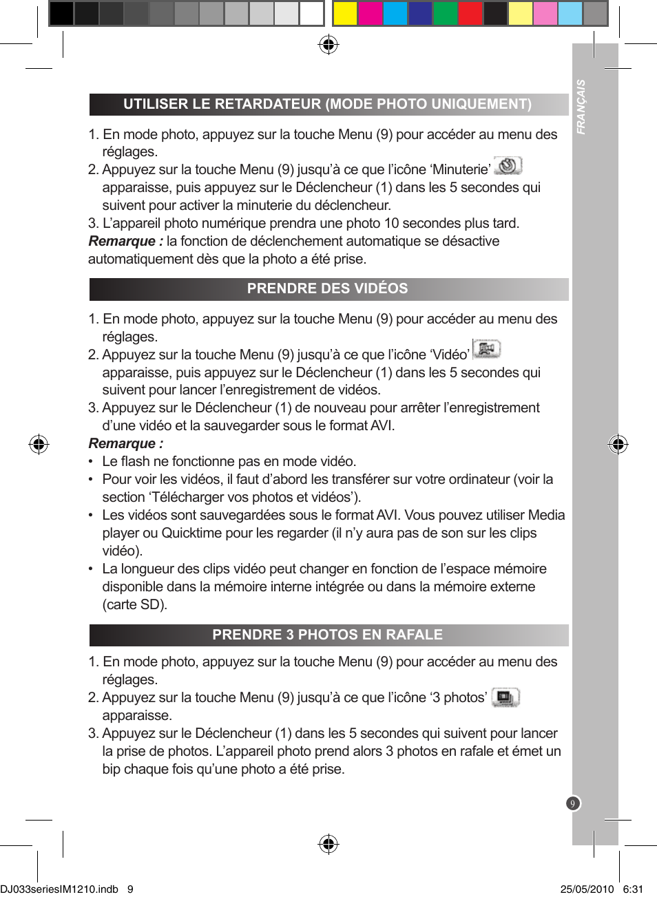 Lexibook DJ033 Series User Manual | Page 9 / 85