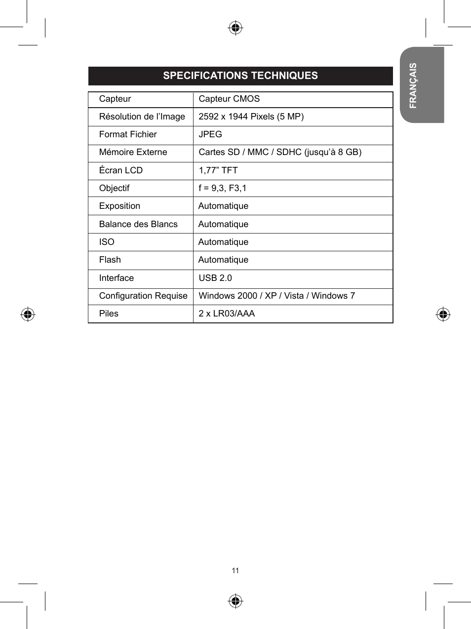 Lexibook DJ048 Series User Manual | Page 11 / 68