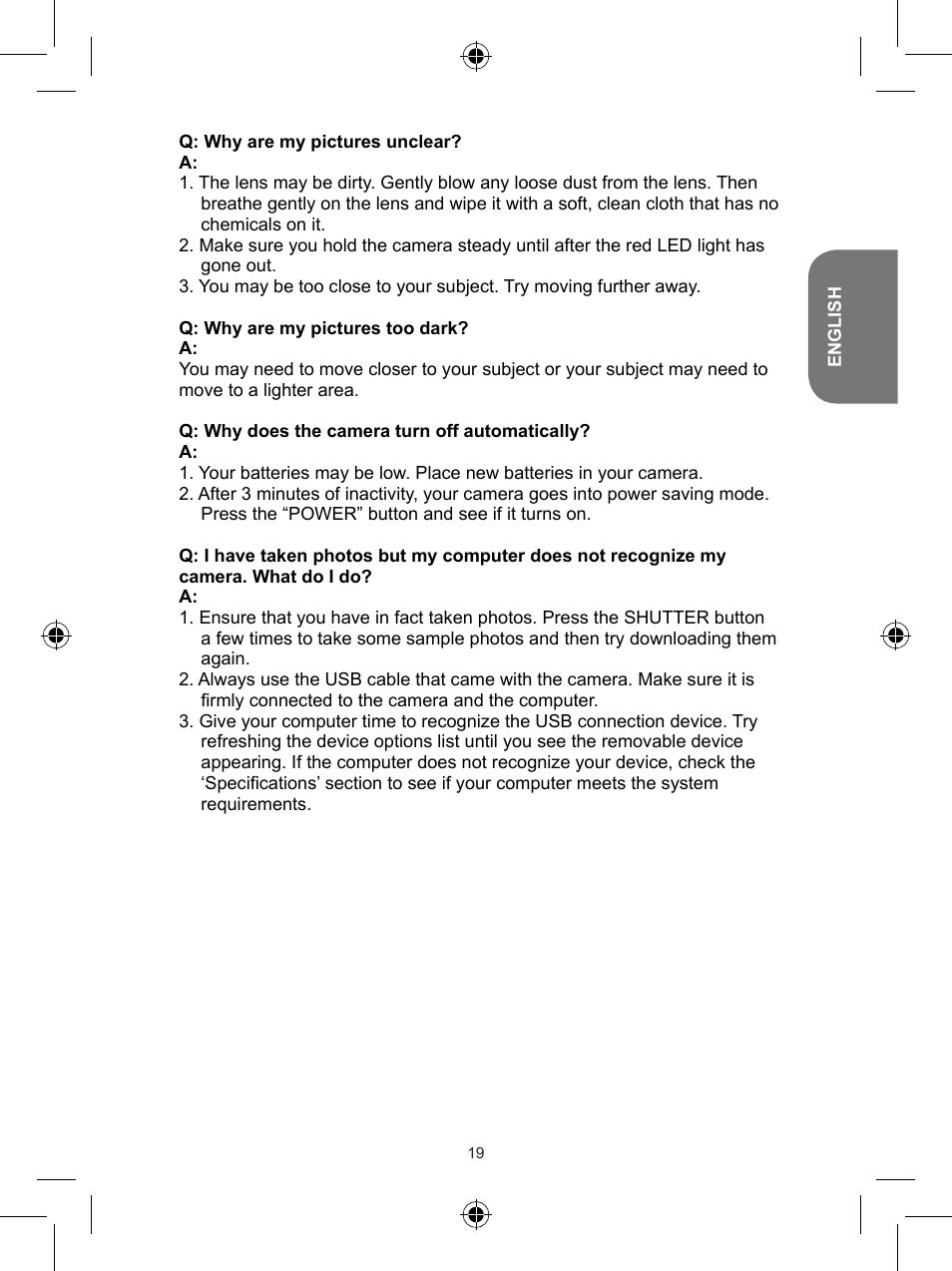 Lexibook DJ048 Series User Manual | Page 19 / 68