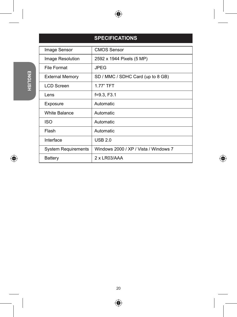 Lexibook DJ048 Series User Manual | Page 20 / 68