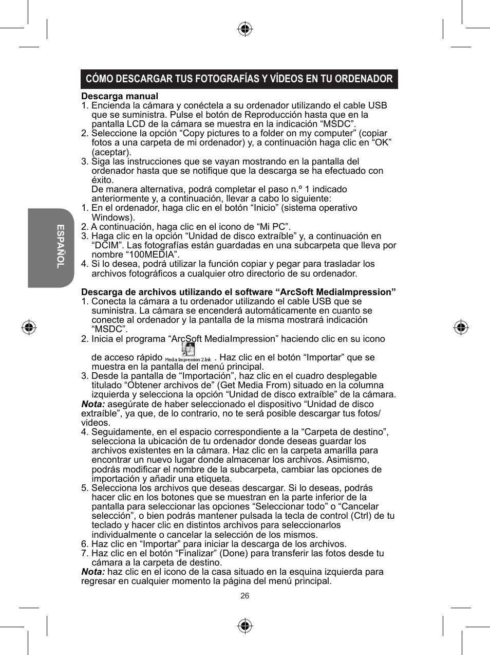 Lexibook DJ048 Series User Manual | Page 26 / 68