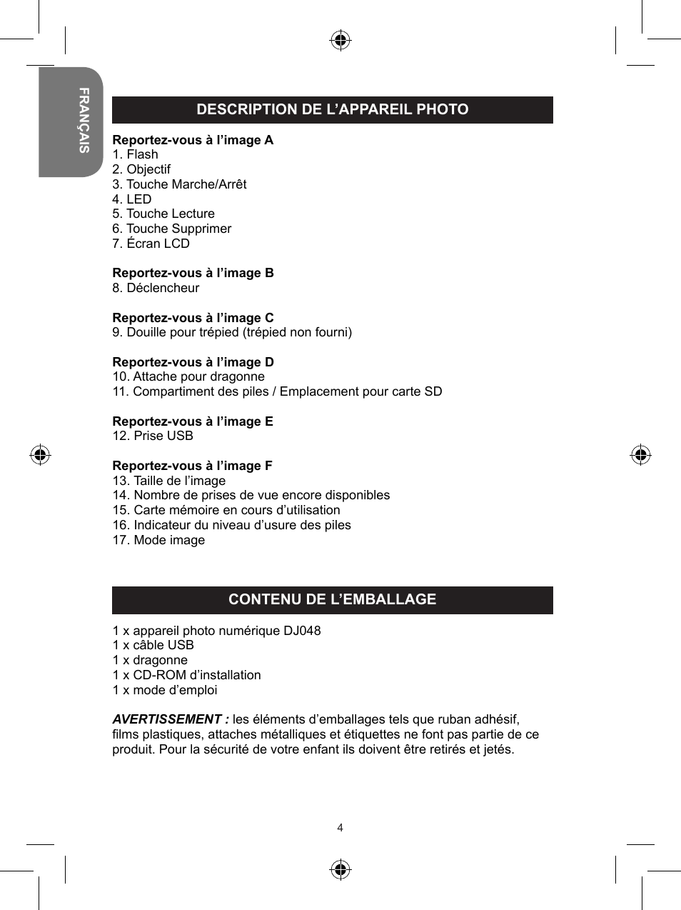 Lexibook DJ048 Series User Manual | Page 4 / 68