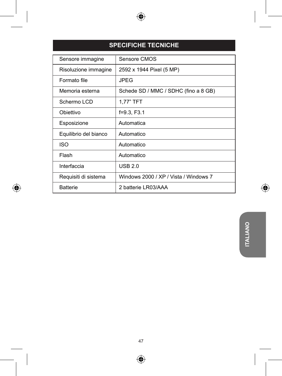Lexibook DJ048 Series User Manual | Page 47 / 68