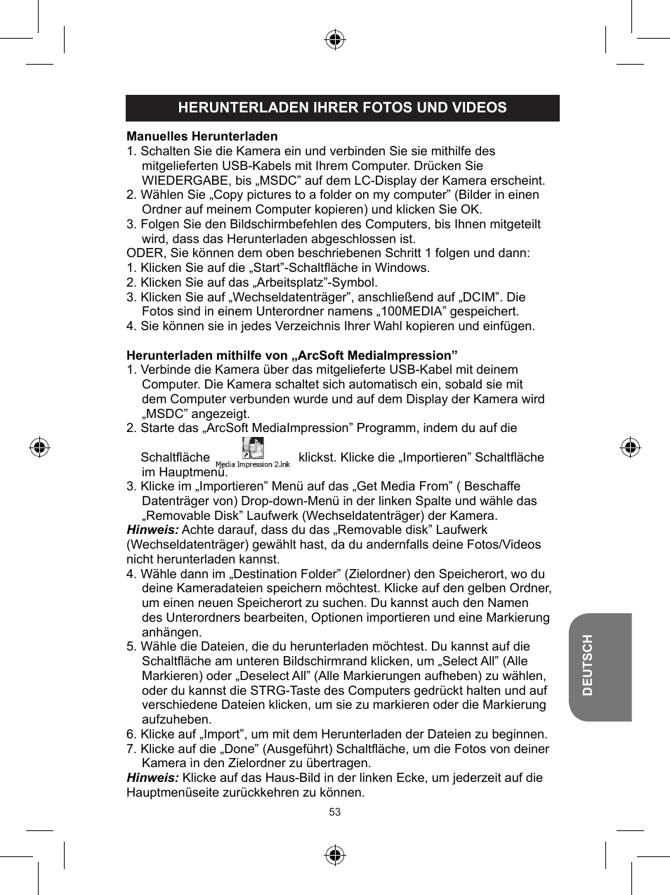 Lexibook DJ048 Series User Manual | Page 53 / 68