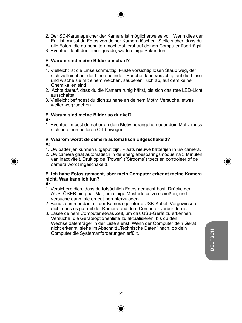 Lexibook DJ048 Series User Manual | Page 55 / 68