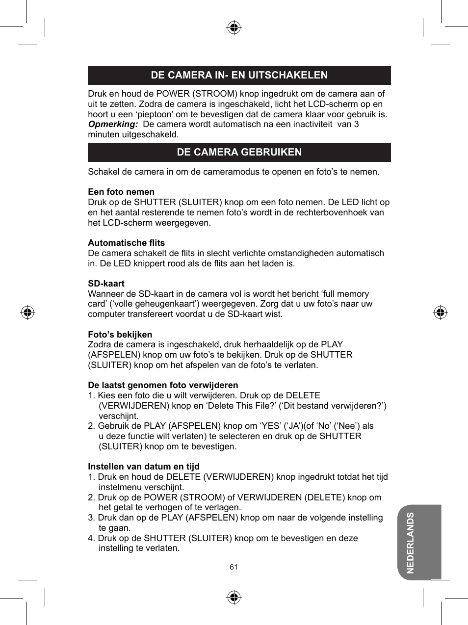 Lexibook DJ048 Series User Manual | Page 61 / 68