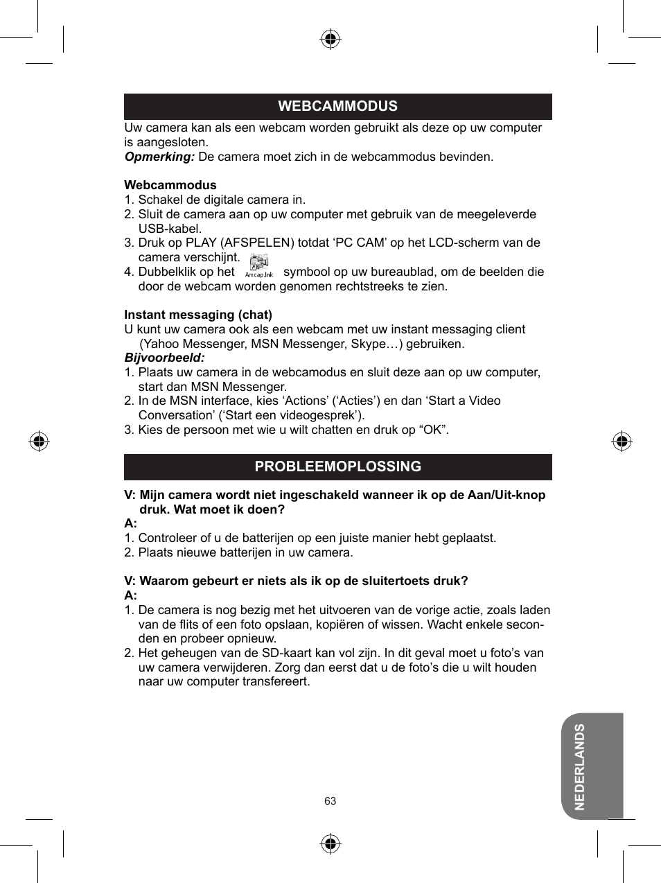 Lexibook DJ048 Series User Manual | Page 63 / 68