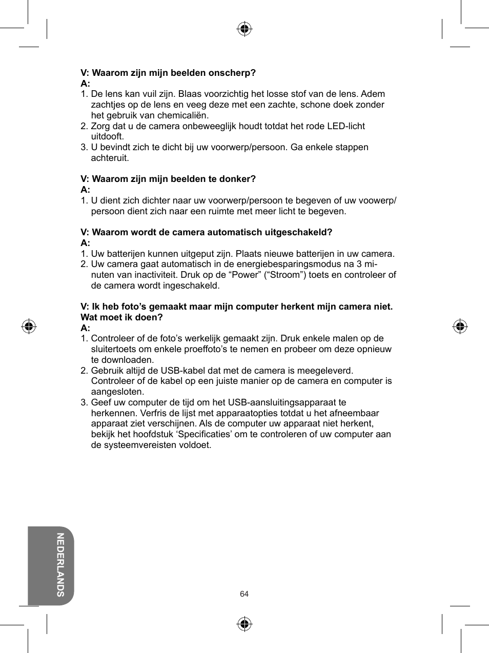 Lexibook DJ048 Series User Manual | Page 64 / 68