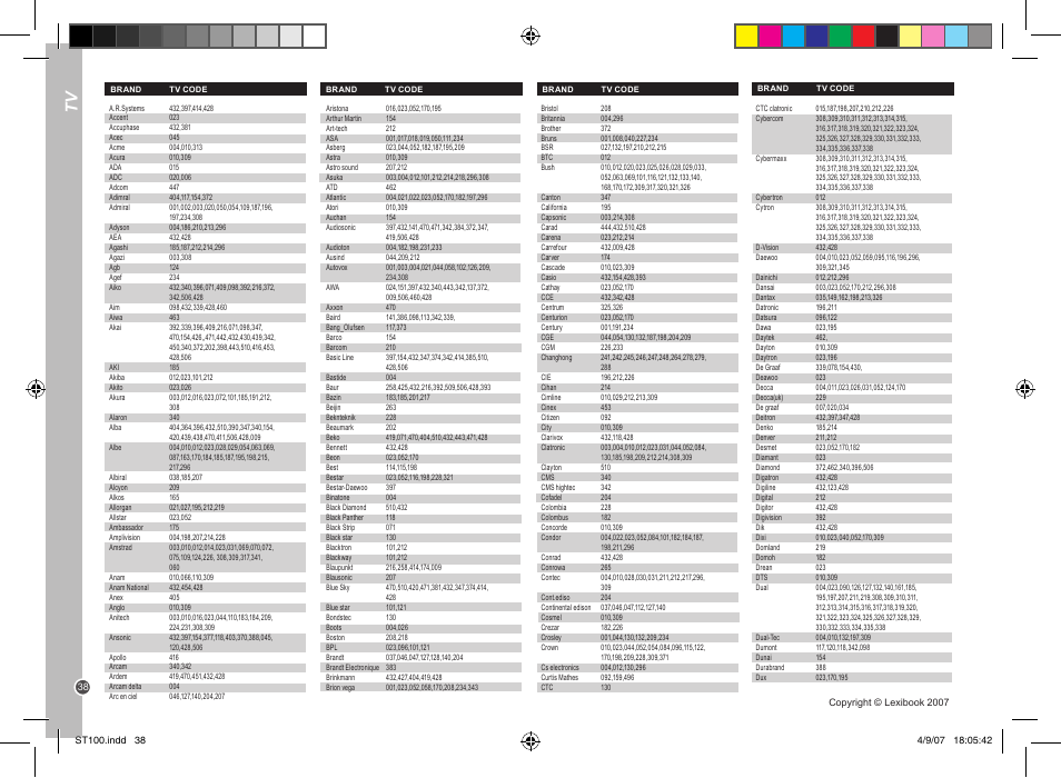 Lexibook ST100 User Manual | Page 38 / 51