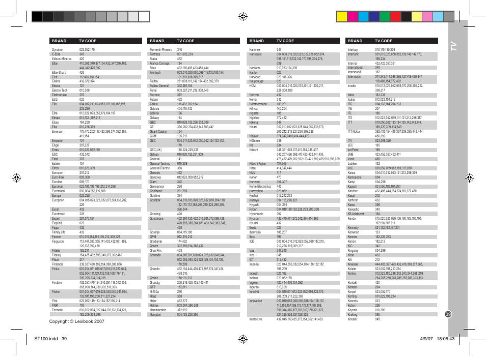 Lexibook ST100 User Manual | Page 39 / 51