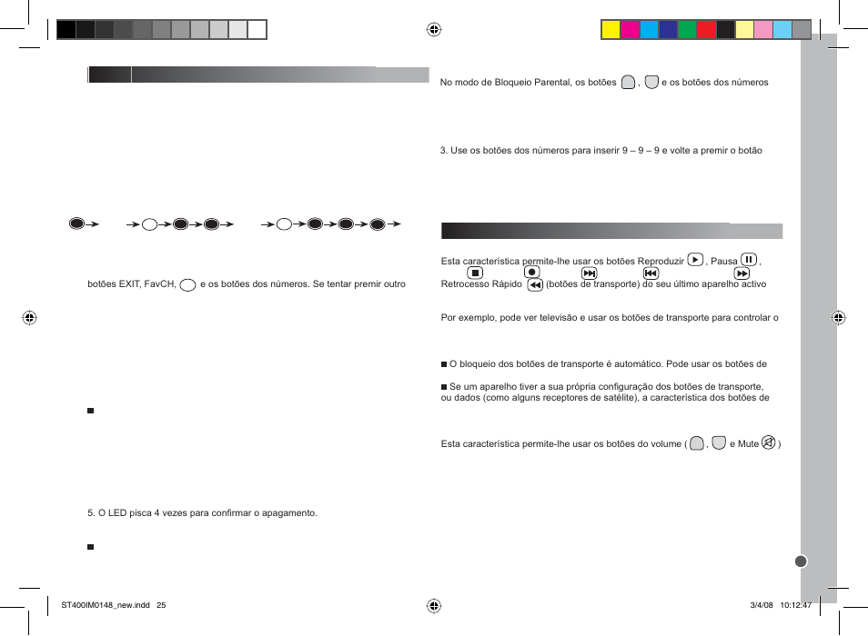Português | Lexibook ST400 User Manual | Page 25 / 56
