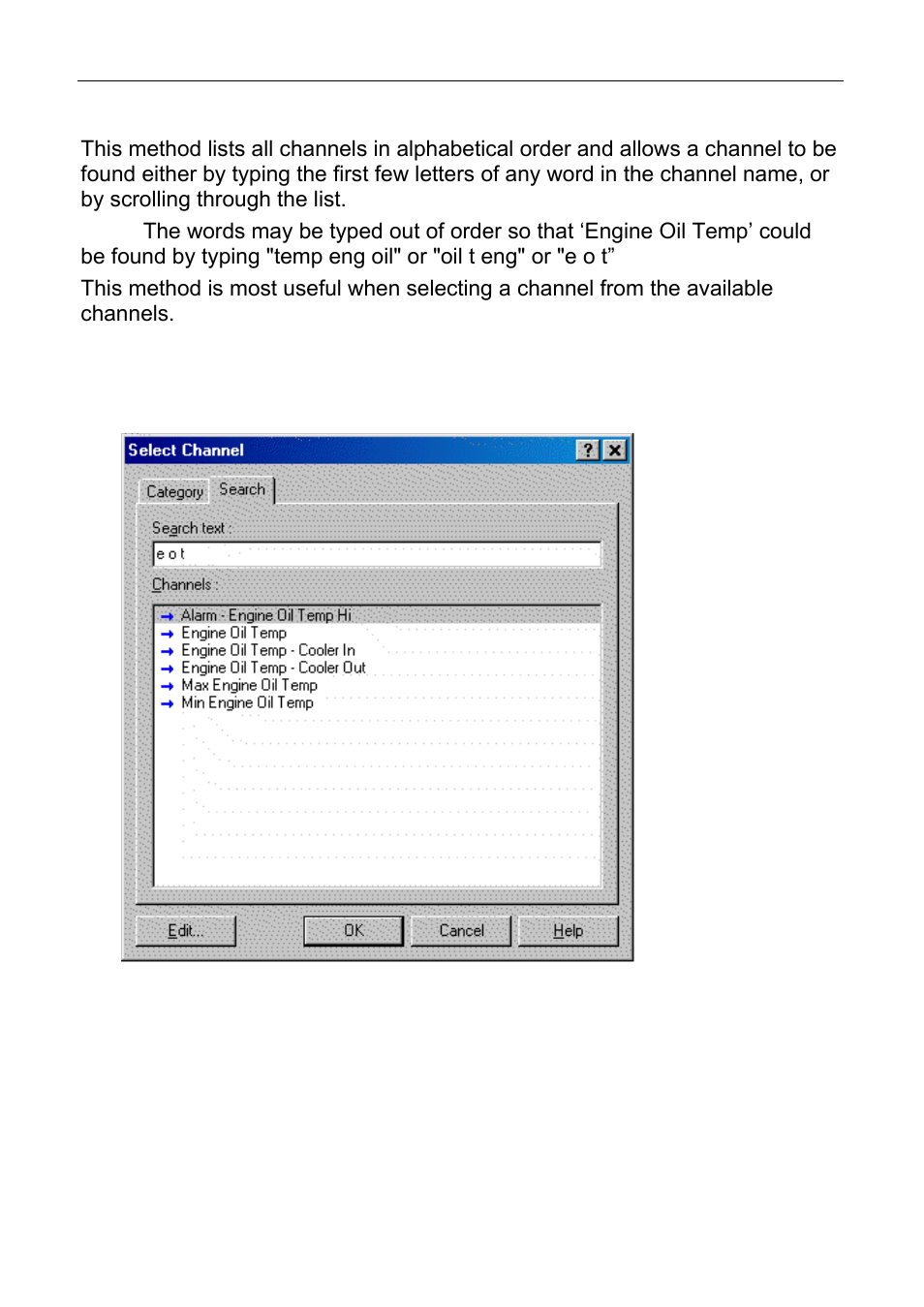 Search method | MoTeC C125 User Manual | Page 35 / 89
