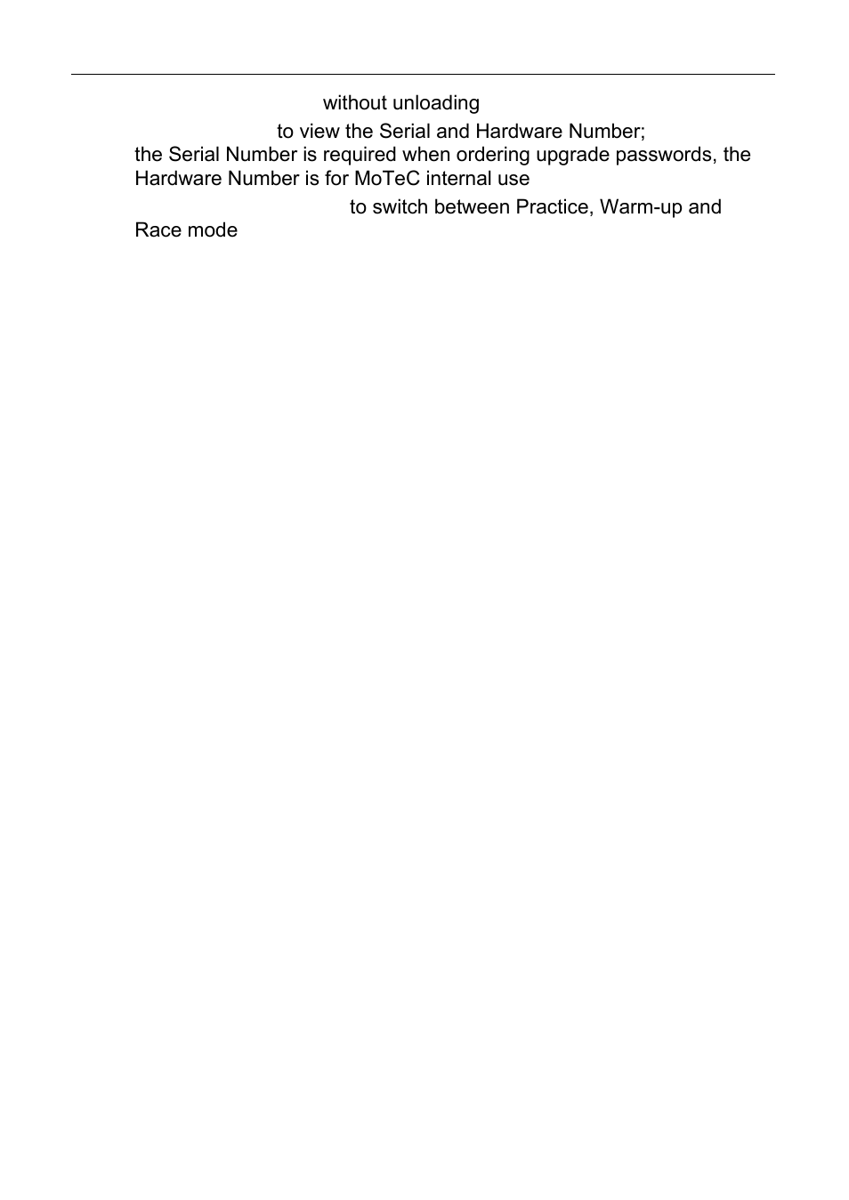 52 operation motec | MoTeC C125 User Manual | Page 53 / 89