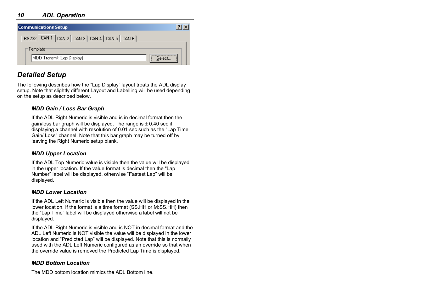 MoTeC MDD User Manual | Page 12 / 48