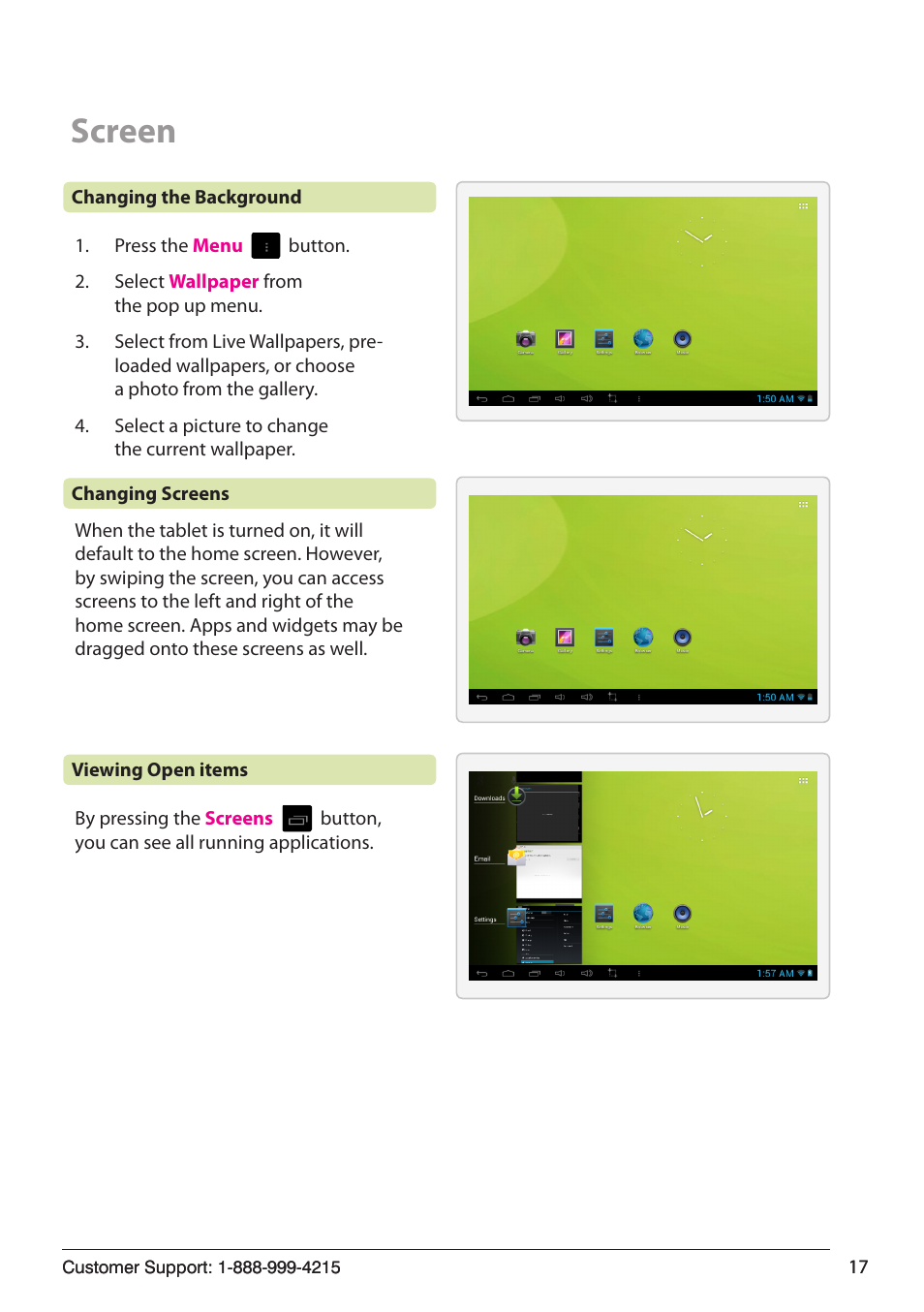 Screen | ZEKI TBDB863B USER MANUAL User Manual | Page 17 / 23