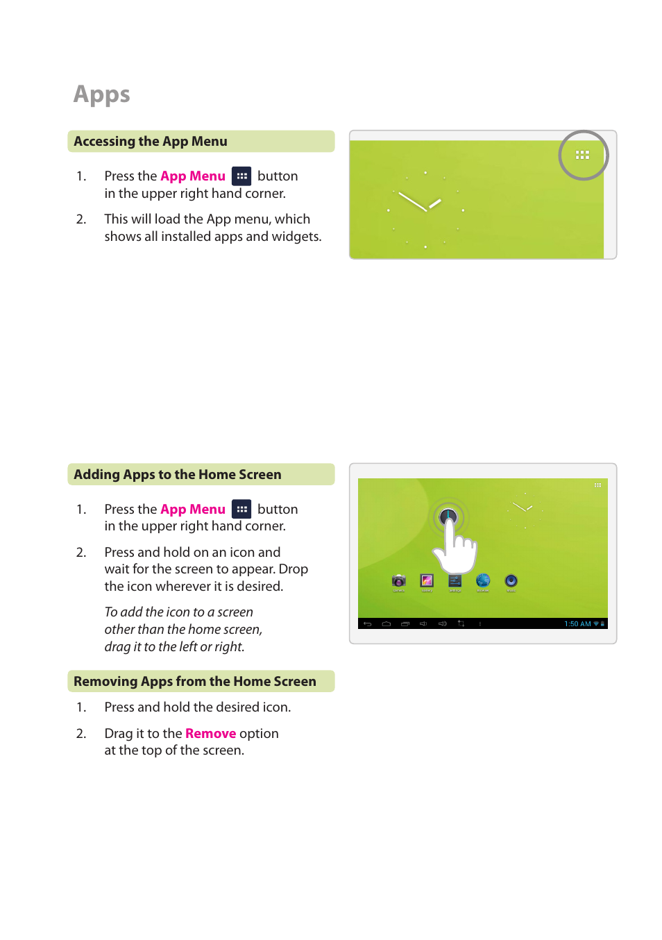 Apps | ZEKI TBDB863B USER MANUAL User Manual | Page 18 / 23