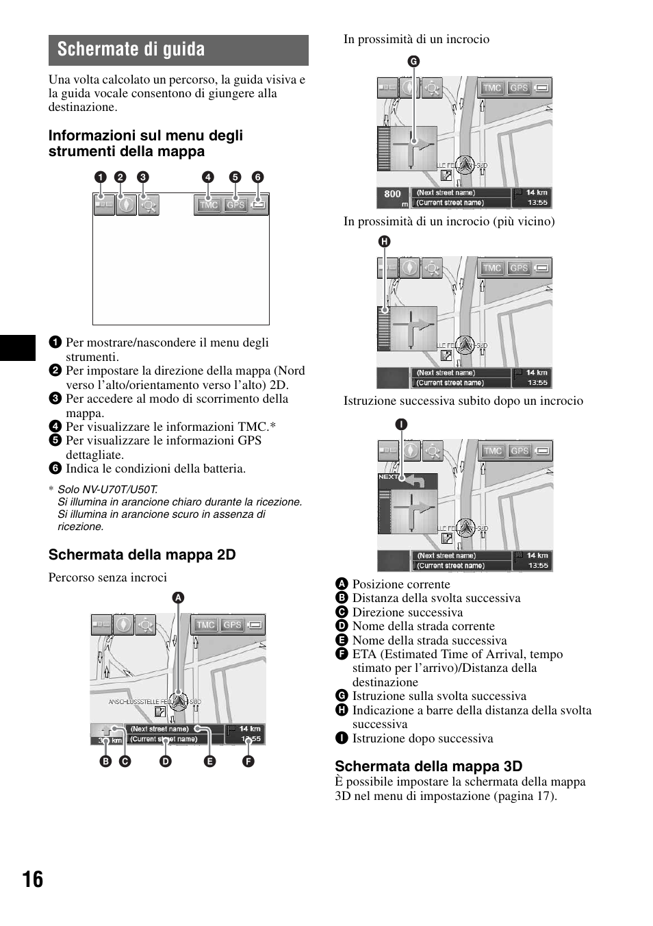 Schermate di guida | Sony NV-U70T User Manual | Page 78 / 216