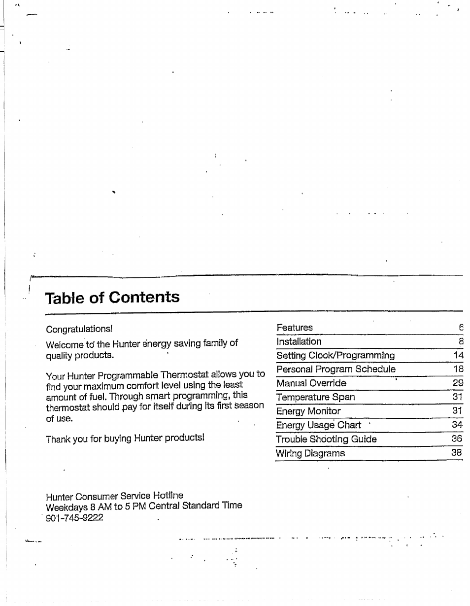 Hunter 28837 46 Pemberley User Manual | Page 2 / 20