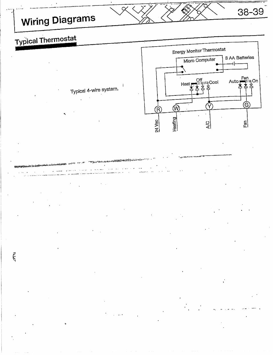 Wiring diagrams, Typical thermostat, Wiring | Diagrams | Hunter 28837 46 Pemberley User Manual | Page 20 / 20