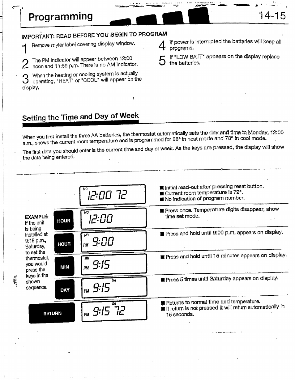 Те те 7г, Programming 14-15 | Hunter 28837 46 Pemberley User Manual | Page 8 / 20