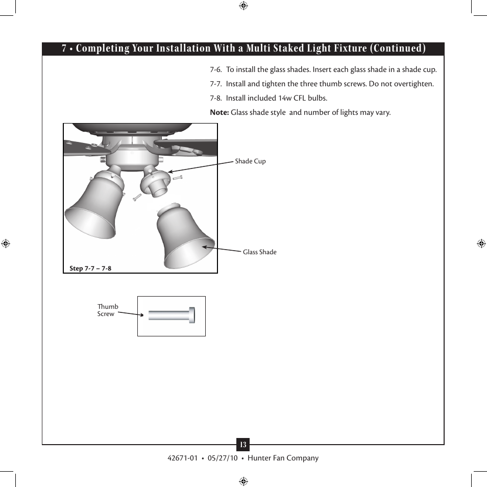 Hunter 21375 46 Stonington User Manual | Page 13 / 15