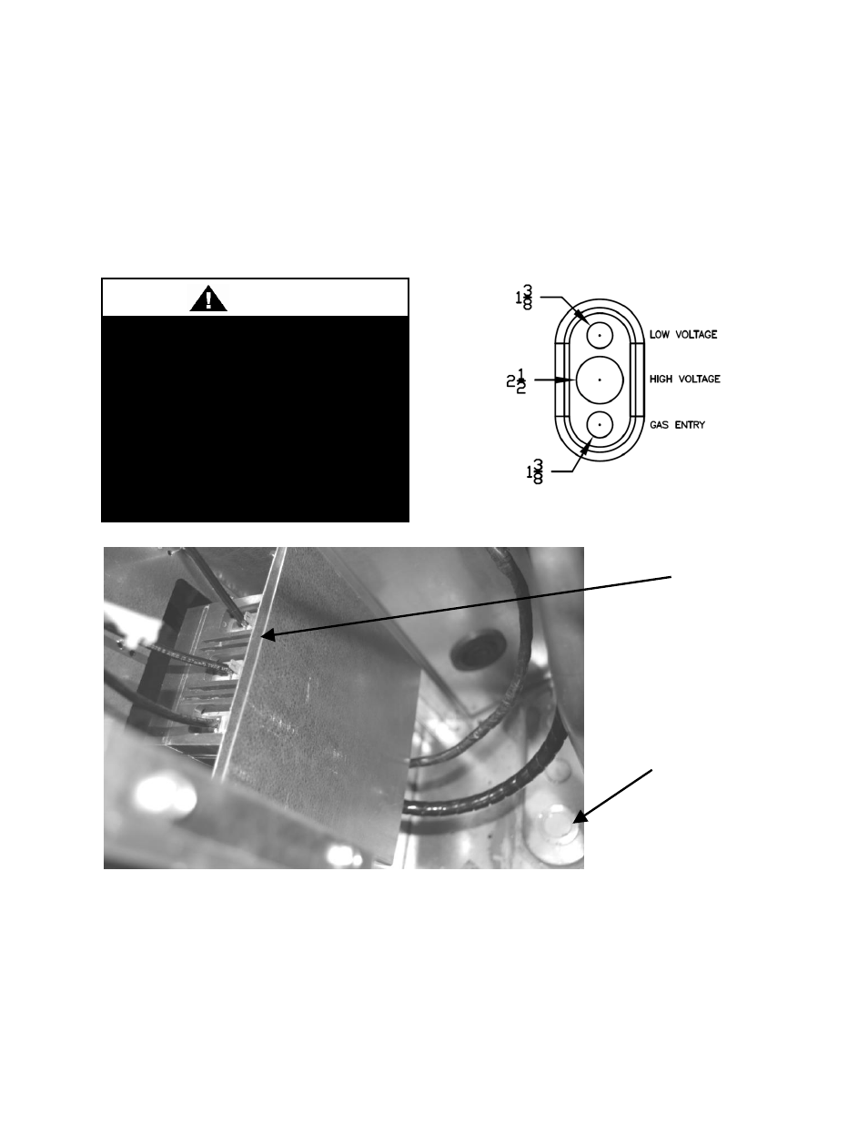 Electrical, Figure 18 - unit base utility entry, Warning | AAON RQ-006 User Manual | Page 39 / 84