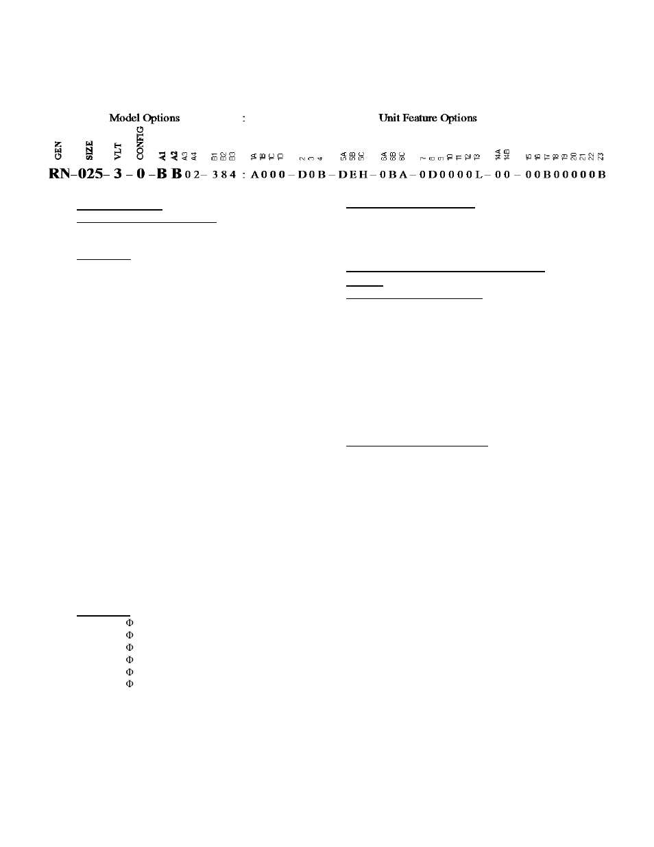 Rn series feature string nomenclature | AAON RN-140 User Manual | Page 13 / 116