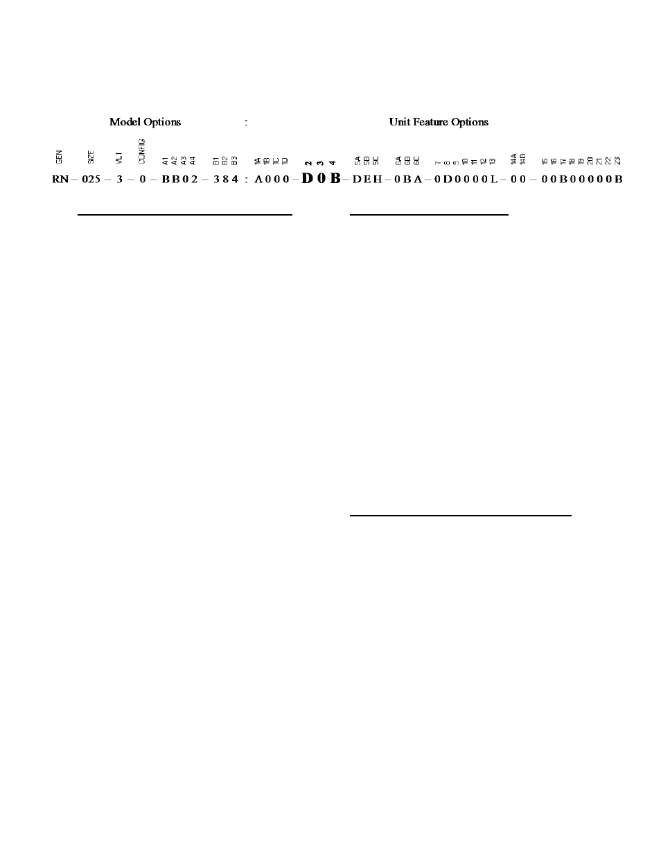 Rn series feature string nomenclature | AAON RN-140 User Manual | Page 17 / 116