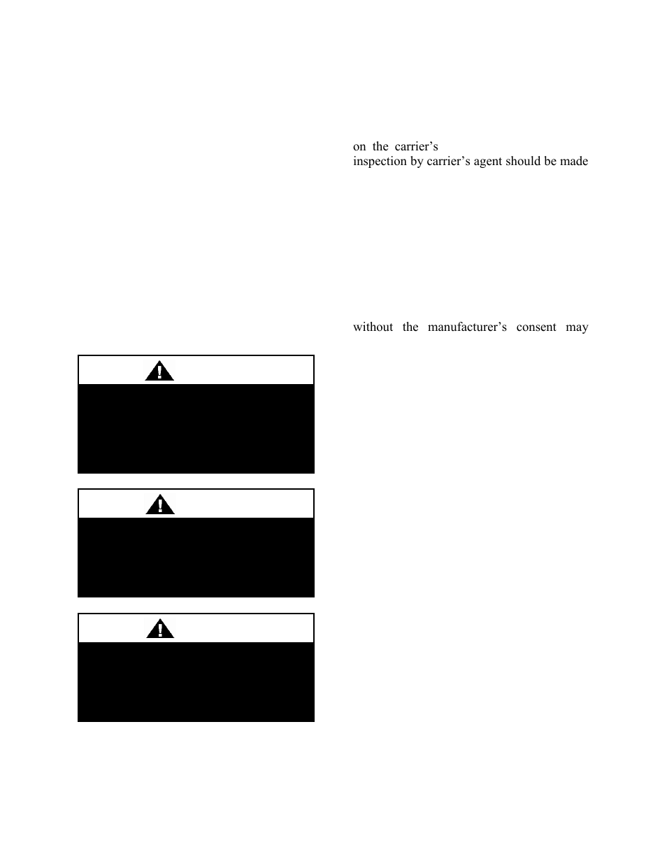 Receiving unit, Caution, Warning | AAON RN-140 User Manual | Page 25 / 116