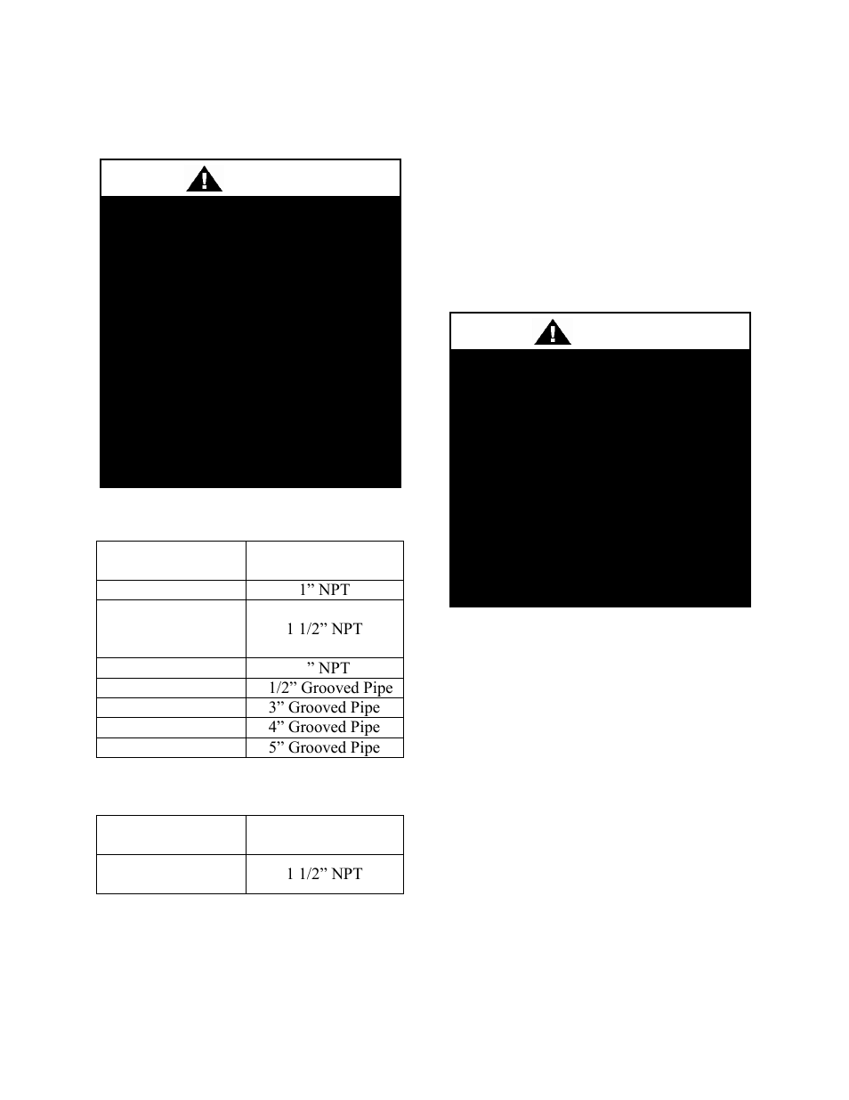 Warning, Caution | AAON RN-140 User Manual | Page 60 / 116