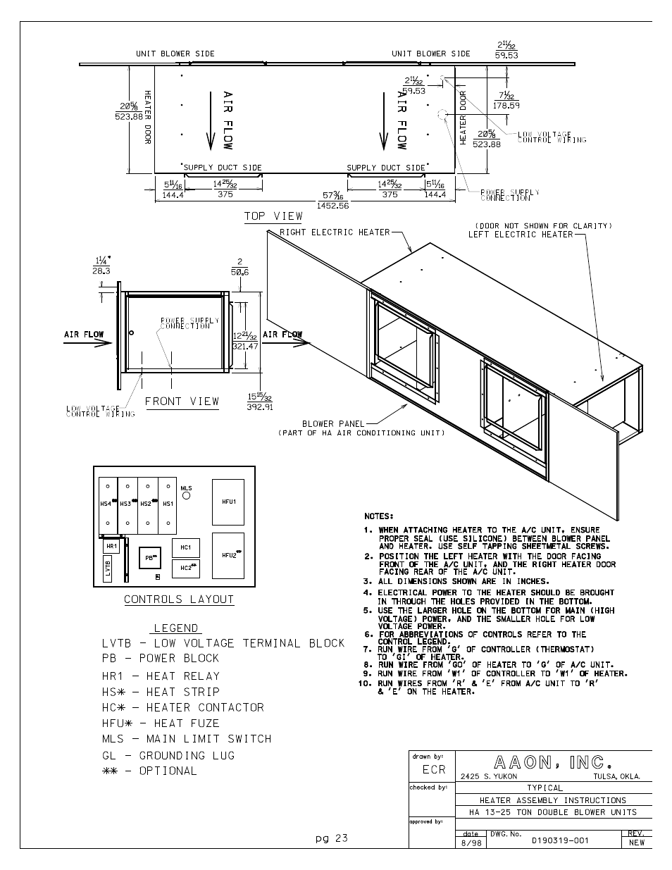 AAON HA-50 User Manual | Page 17 / 19