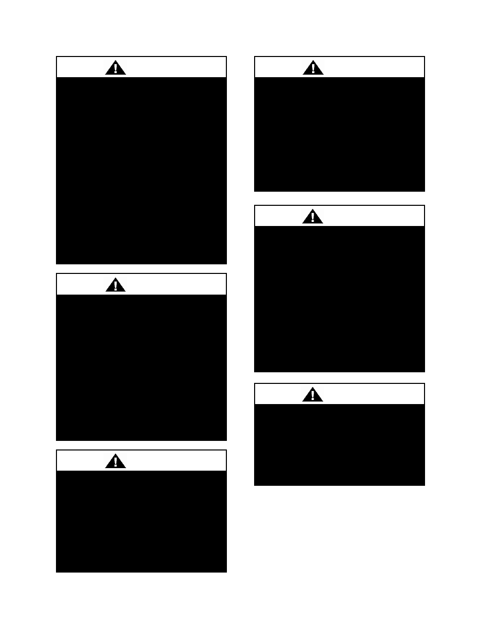 Warning, Caution | AAON CB-060 User Manual | Page 6 / 48