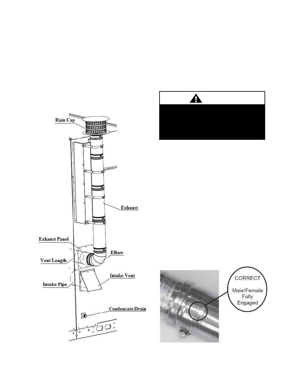 Warning | AAON LL-540 User Manual | Page 30 / 92