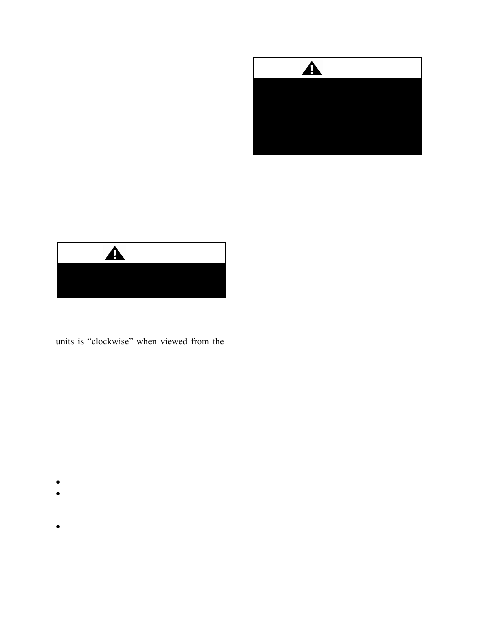Caution, Warning | AAON BL-600 User Manual | Page 33 / 56