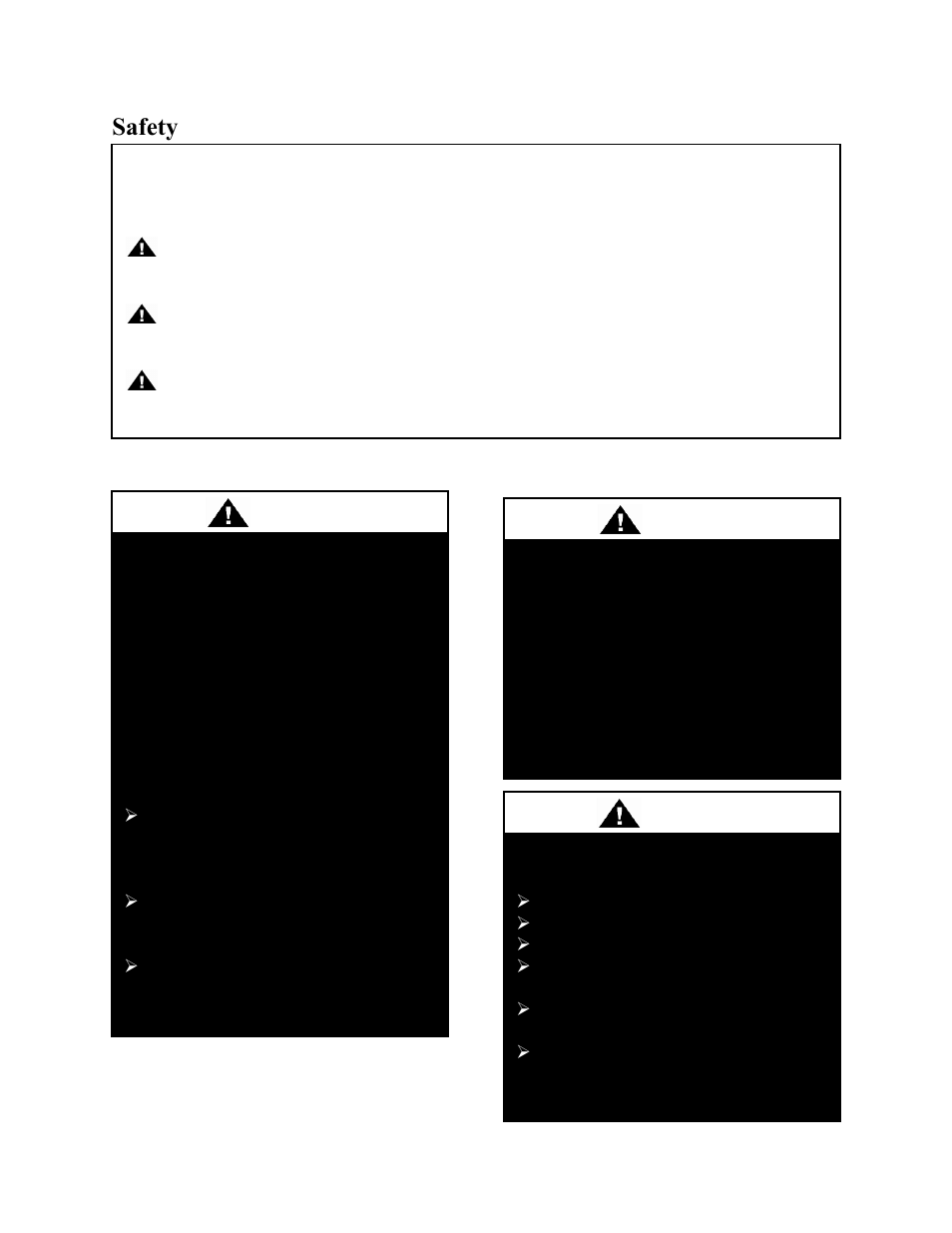 Safety, Warning, Caution | AAON BL-600 User Manual | Page 6 / 56