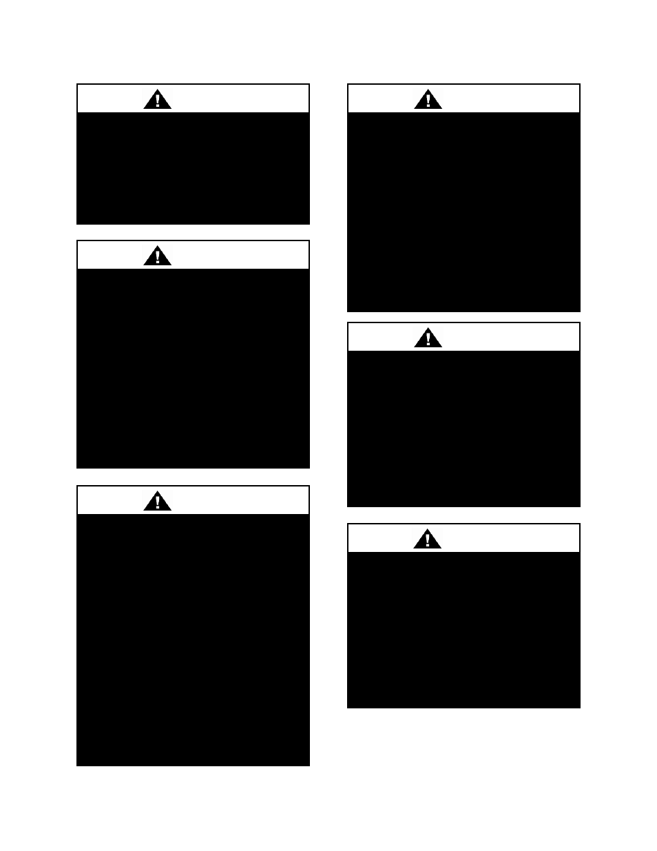Warning, Caution | AAON BL-600 User Manual | Page 7 / 56
